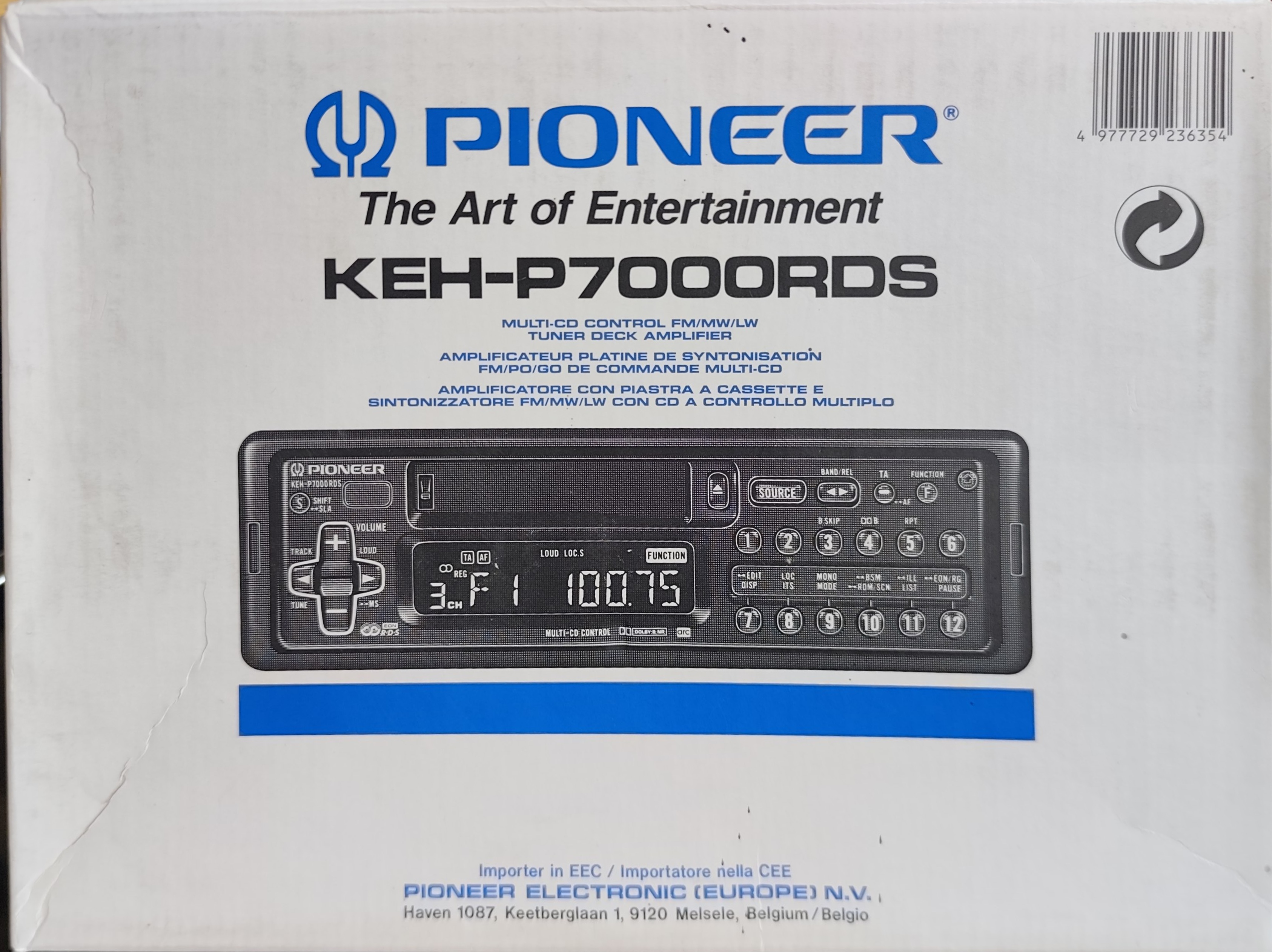 Pioneer KEH-P7000RDS