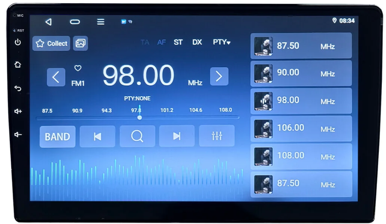 Android 10,1 Inç Tablet Teyp Multimedya 